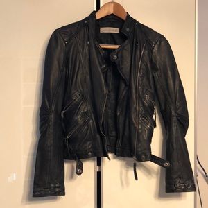 Zara leather jacket